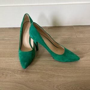 Nine West Green Tatiana Heels